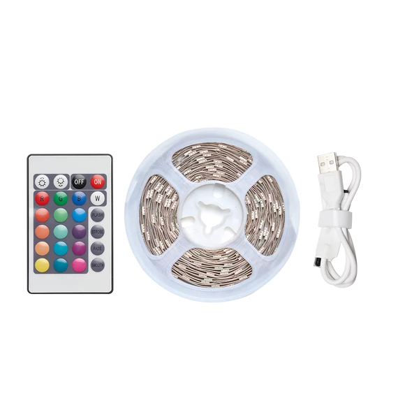 Vention RGB,(távirányítós), 5m, LED szalag