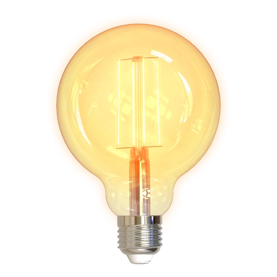 Deltaco SMART HOME SH-LFE27G95 WiFi, E27, 5.5W, 1800-6500K, volfrám Izzó
