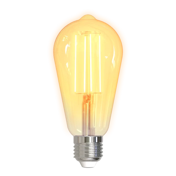 Deltaco SMART HOME SH-LFE27ST64 WiFi, E27, 5.5W, 1800-6500K, volfrám Izzó
