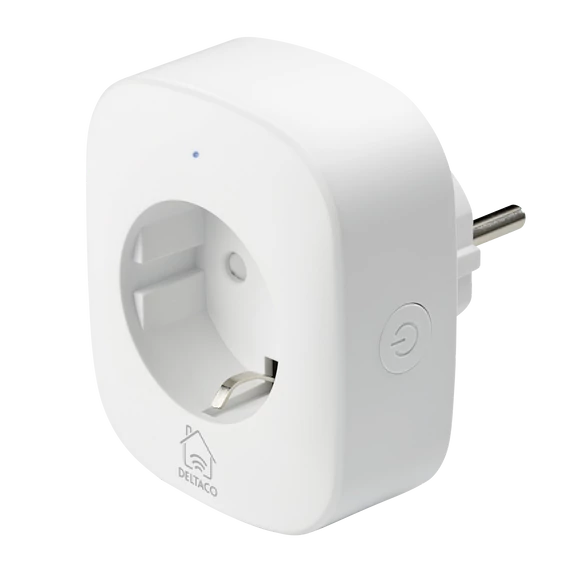Deltaco SMART HOME SH-P01E WiFi, fehér, energiafigyelővel Aljzat