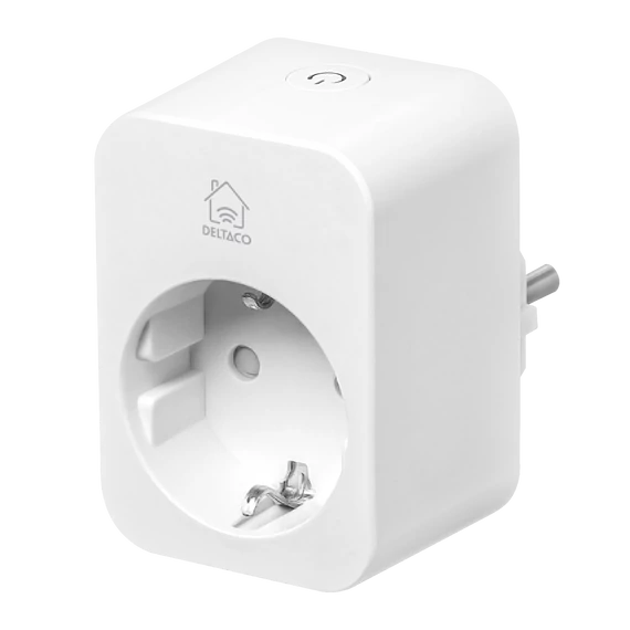 Deltaco SMART HOME SH-P01E16 16A, energiafigyelővel Aljzat