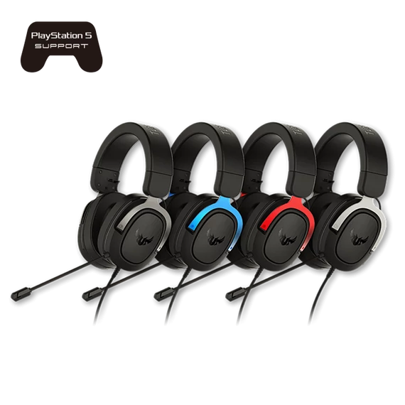 ASUS TUF Gaming H3 gaming headset, gun metal