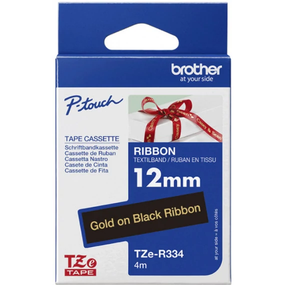 Brother TZe-R334 12 mm széles 4 m hosszú szövetszalag