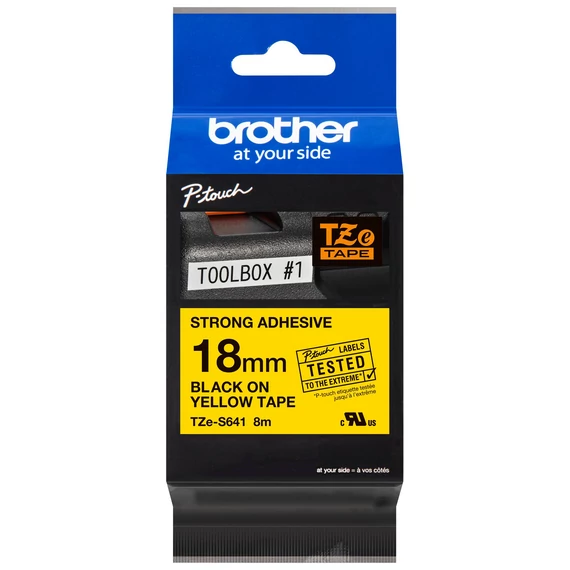 Brother TZe-S641 18 mm széles 8 m hosszú szalagkazetta