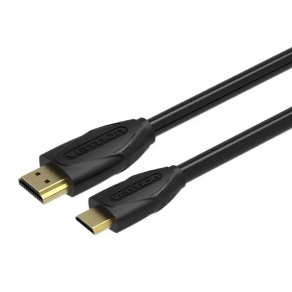 Vention mini HDMI/M -> HDMI/M, (fekete) 1m, kábel