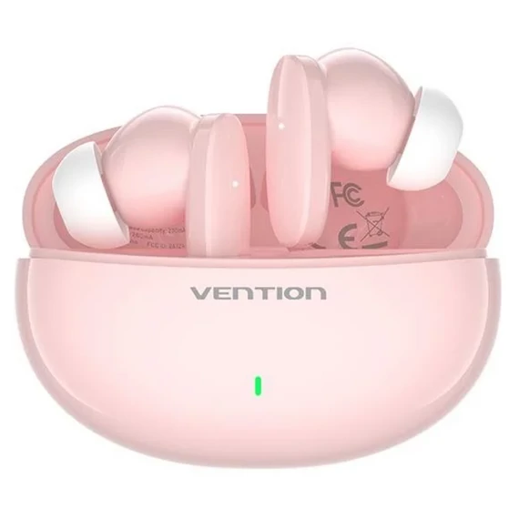 Vention SPORT (TWS,USB-C AAC/SBX Stereo, Mic Wifi headset, pink), fülhallgató