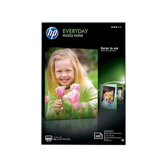 HP 10X15 Fényes Fotópapír 100lap 200g (Eredeti)