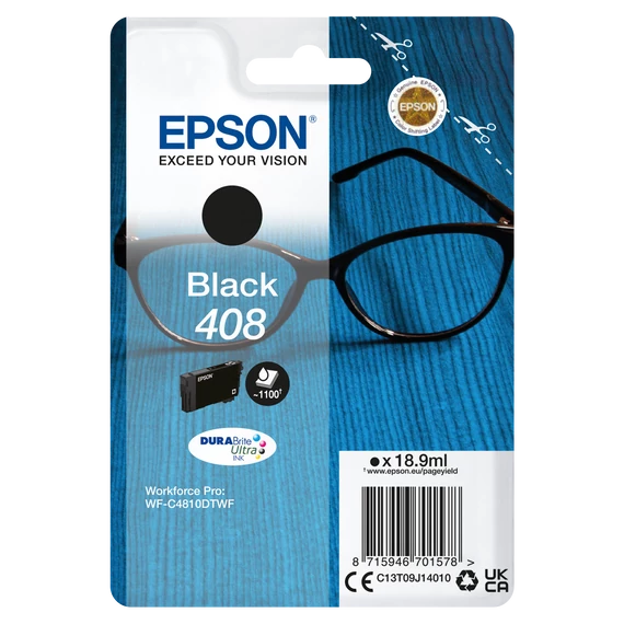 Epson T09J1 Tintapatron Black 18,9ml No.408