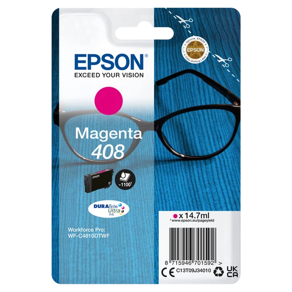 Epson T09J3 Tintapatron Magenta 14,7ml No.408
