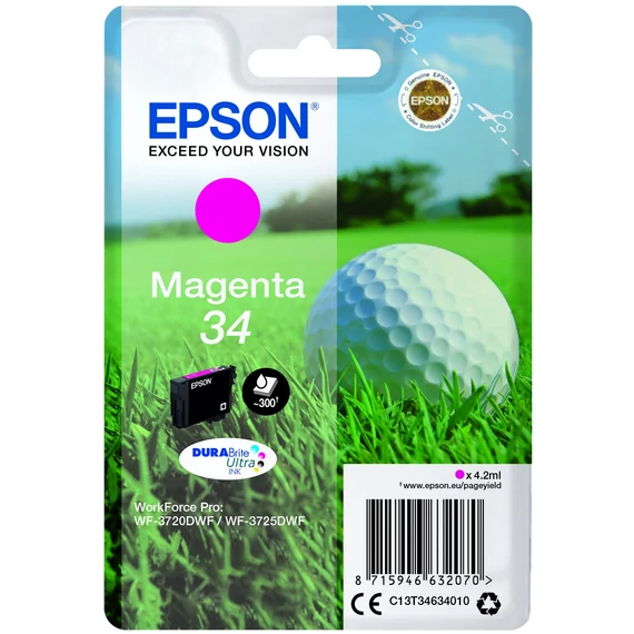 Epson T3463 Tintapatron Magenta 4,2ml No.34