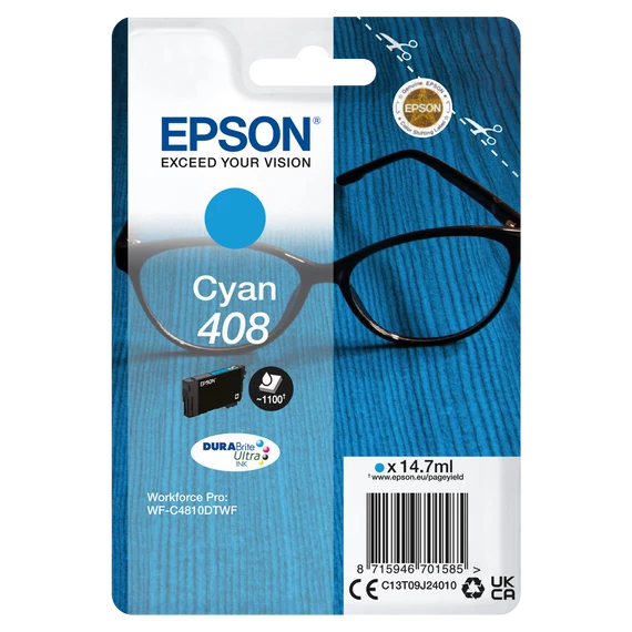 Epson T09J2 Tintapatron Cyan 14,7ml No.408