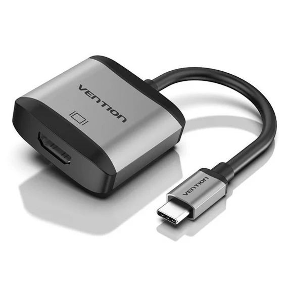 Vention USB-C -> HDMI/USB3.0*3/TF/SD/RJ45/3.5mm/PD  (0,15m Szürke Aluminum Ötvözet), Dokkoló