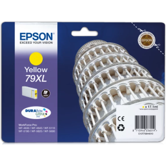 Epson T7904 Tintapatron Yellow 17,1ml No.79XL