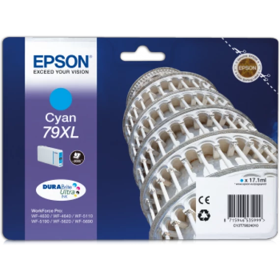 Epson T7902 Tintapatron Cyan 17,1ml No.79XL