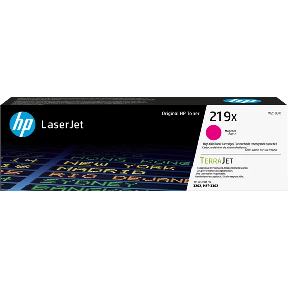 HP W2193X Toner Magenta 2.500 oldal kapacitás No.219X