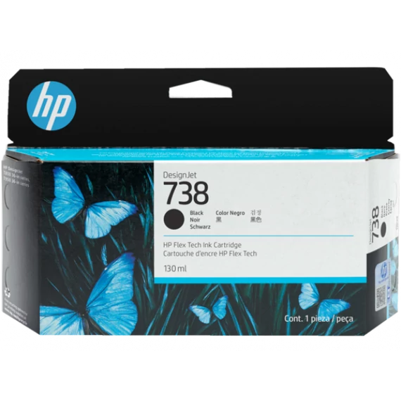 HP 498N4A Patron Black 130ml No.738
