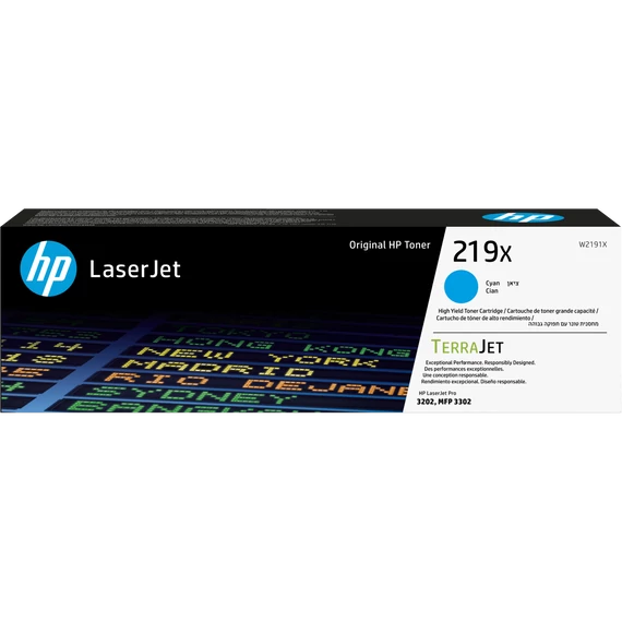 HP W2191X Toner Cyan 2.500 oldal kapacitás No.219X