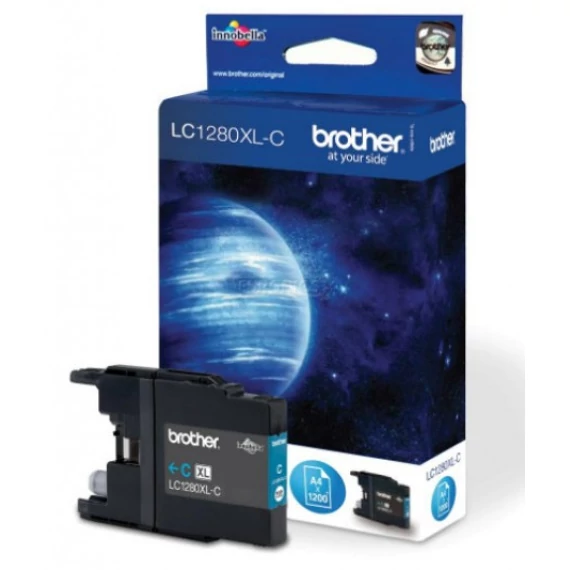 Brother LC1280XLC Tintapatron Cyan 13,3 ml 1.200 oldal kapacitás
