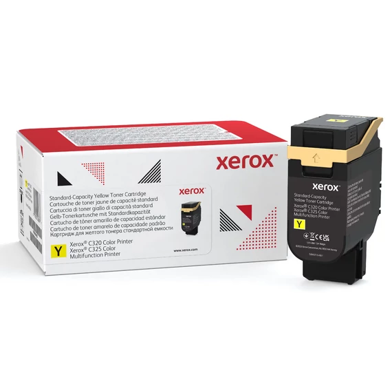 Xerox C325 toner Yellow 1800 oldalra