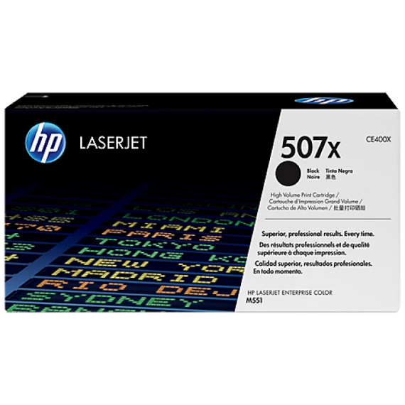 HP CE400X Toner Black 11.000 oldal kapacitás No.507X