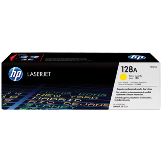 HP CE322A Toner Yellow 1.300 oldal kapacitás No.128A