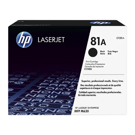 HP CF281A Toner Black 10.500 oldal kapacitás No.81A