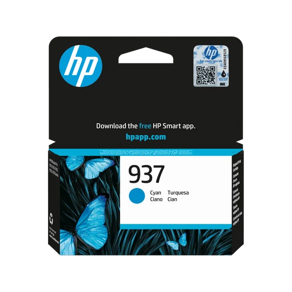 HP 4S6W2NE Tintapatron Cyan 800 oldal kapacitás No.937