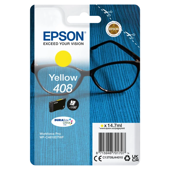Epson T09J4 Tintapatron Yellow 14,7ml No.408