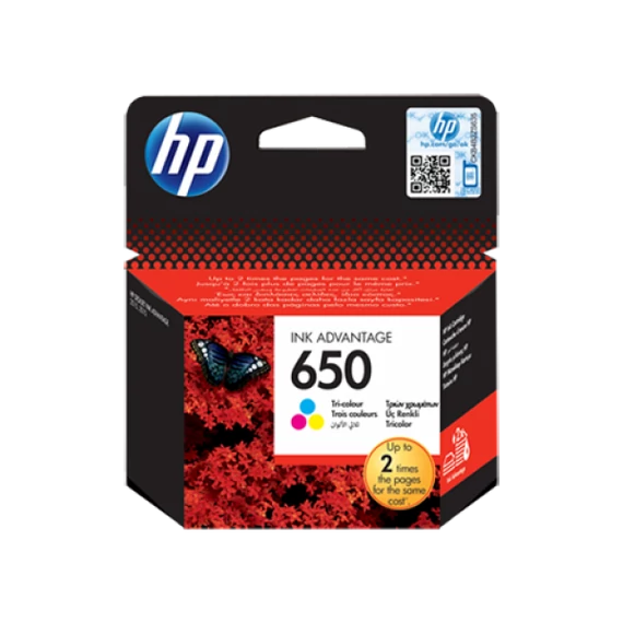 HP CZ102AE Tintapatron Color 200 oldal kapacitás No.650