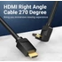 Vention HDMI, (270 Fokos, jobbra), 2m, kábel