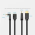 Vention HDMI, (270 Fokos, jobbra), 3m, kábel