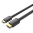 Vention mini HDMI/M -> HDMI/M (4K,HD, fekete), 1,5m, kábel