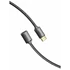 Vention HDMI/M -> HDMI/F (4K, HD, PVC, fekete), 1m, kábel