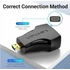 Vention micro HDMI/M -> HDMI/F (4K,fekete), adapter