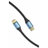 Vention HDMI/M -> HDMI/M (4K, HD, Alu, kék), 0,75m, kábel
