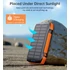 Choetech B657, 20000mAh, (PD20W, QC18W, Qi 10W Wireless Töltés, Napelemes, túrázáshoz) PowerBank