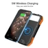 Choetech B659, 10000mAh (Qi 5W Wireless Töltés, Napelemes) PowerBank