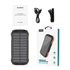 Choetech B659, 10000mAh (Qi 5W Wireless Töltés, Napelemes) PowerBank