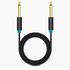Vention 6.5mm jack/M -> 6.5mm jack/M kábel,  (fekete, aranyozott), 2m, kábel