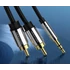 Vention 3.5mm jack/M -> 2*RCA/M,  (audio, aranyozott, fémház), 2m, kábel