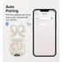Choetech BH-T25 Wearable Stereo Open-Ear Wireless Bluetooth (Elefántcsont), Fülhallgató