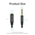 Vention 3.5mm jack/M -> 3.5mm/F, 2m, (hosszabbító,audio,fekete), kábel