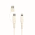 Biond USB-C/USB-A -> Lightning, (környezetbarát, lebomló anyagokból), 1,2m, kábel