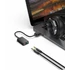 Vention USB-A 2.0/M -> 2*3.5mm/F (külső, fekete), 0,15m, hangkártya