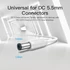 Vention USB-A -> DC 5.5mm, 0,5m, (fekete), kábel