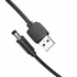 KÁBEL USB-A -> DC 5.5mm, 1,5m, (fekete), Vention