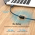 Vention USB-A 2.0/M -> USB-B/M, (PVC, fekete, nyomtatókábel, printerkábel), 1m, kábel
