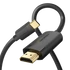 Vention USB-C -> HDMI 1m (4K,fekete), kábel