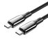 Vention USB-C/M -> USB-C/M, 1,2m, (5A,fekete), kábel