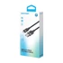 Vention USB-A 2.0/M -> USB-C/M, 2m,(fekete,3A), kábel